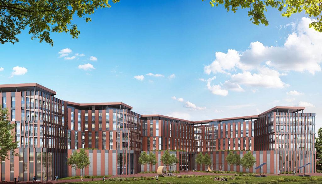MI4 Aussenvisualisierung Totale Cologneo Campus Köln